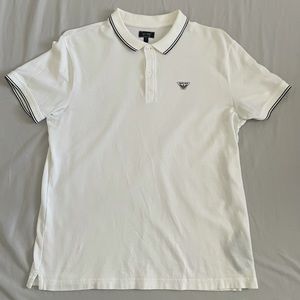 Armani Jeans white short sleeve shirt. Men’s. Size XL